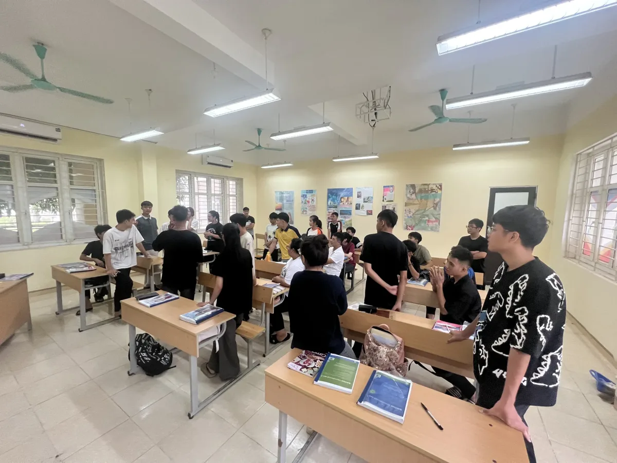 Selection and advice day at our education partner in Vietnam